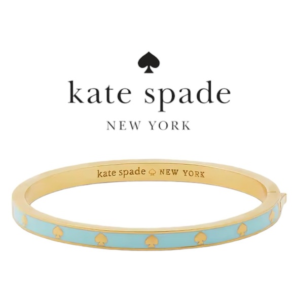 kate spade Jewelry - kate spade spot the spade enamel hinged bangle